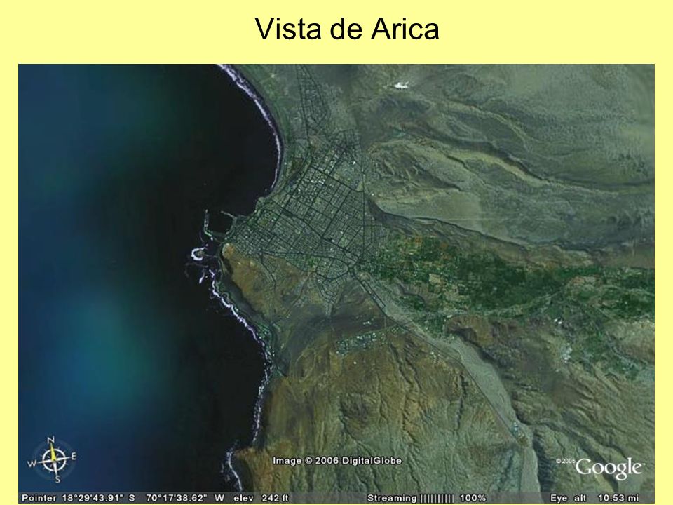Vista de Arica
