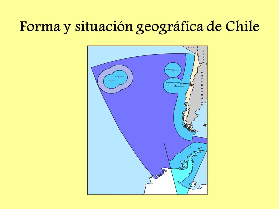 Forma y situación geográfica de Chile