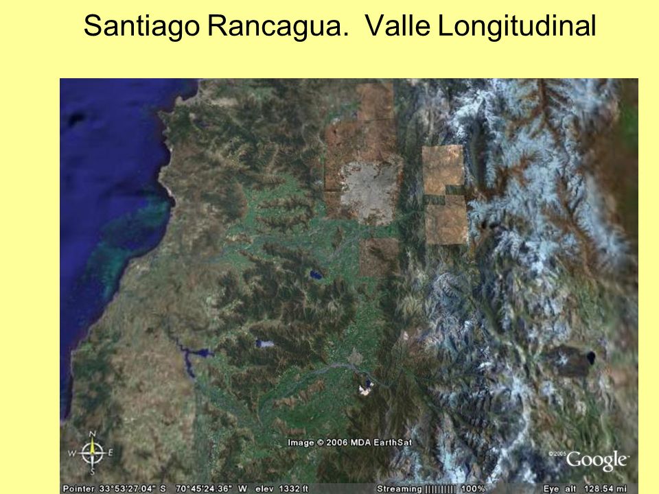 Santiago Rancagua. Valle Longitudinal