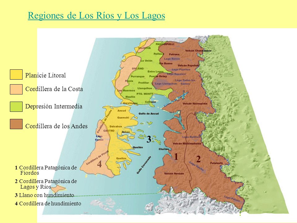 Regiones de Los Ríos y Los Lagos
