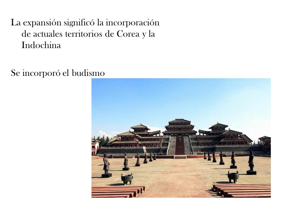 La expansión significó la incorporación de actuales territorios de Corea y la Indochina
