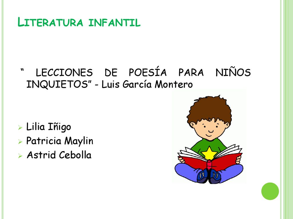Literatura infantil LECCIONES DE POESÍA PARA NIÑOS INQUIETOS - Luis García Montero. Lilia Iñigo.