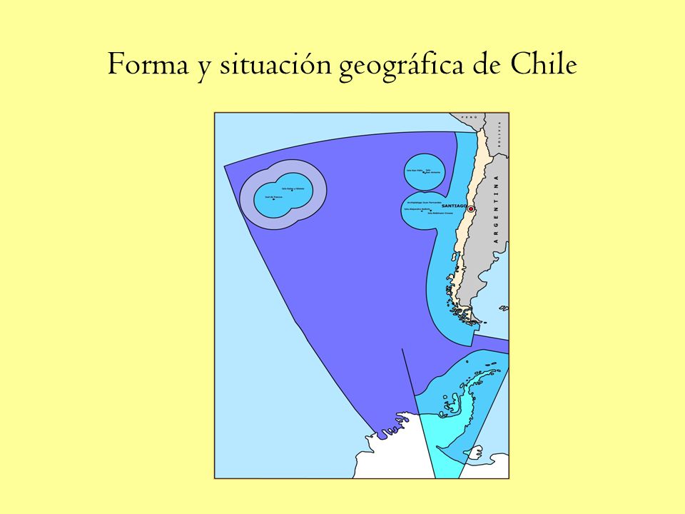 Forma y situación geográfica de Chile