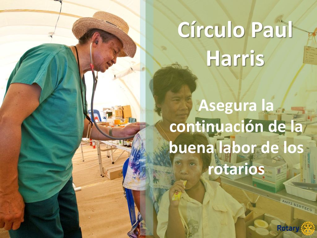 Asegura la continuación de la buena labor de los rotarios