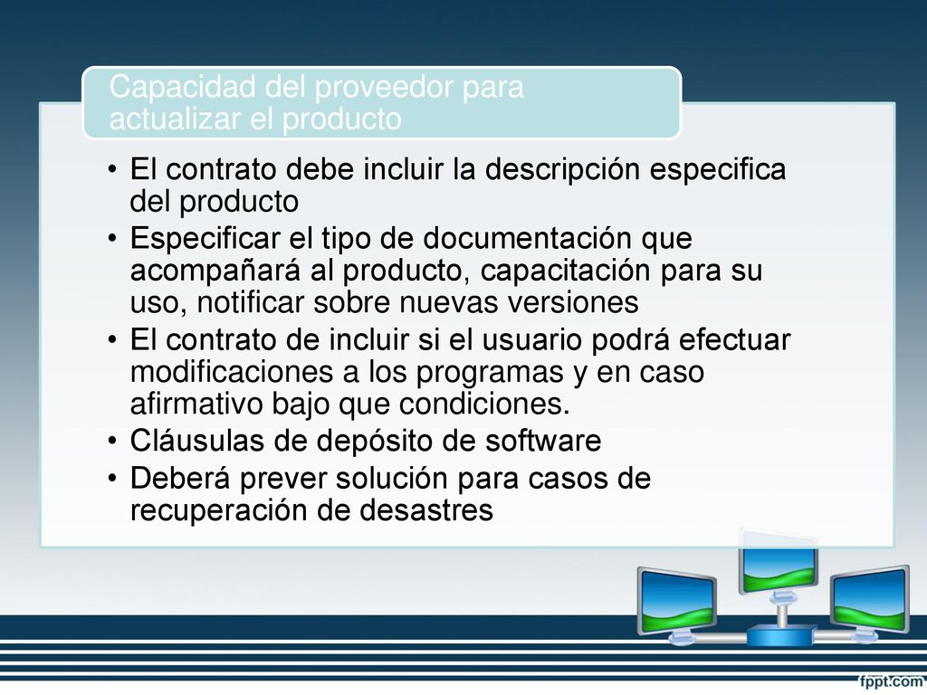 El contrato debe incluir la descripción especifica del producto