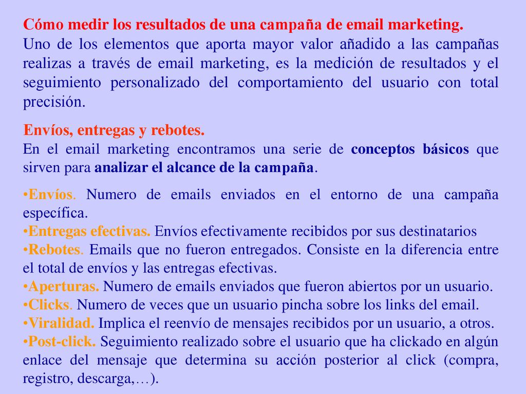 Cómo medir los resultados de una campaña de  marketing.