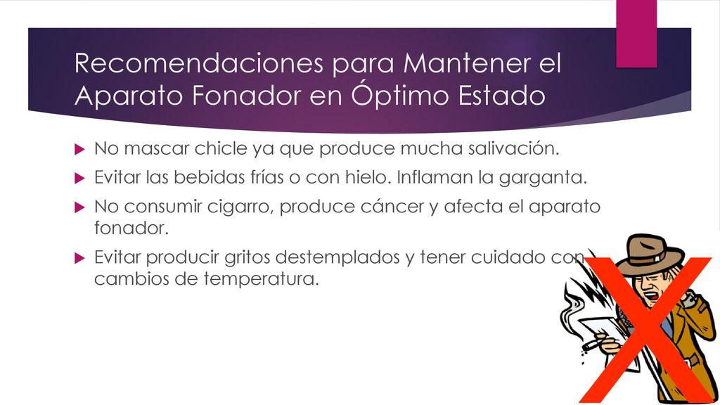 Recomendaciones para Mantener el Aparato Fonador en Óptimo Estado