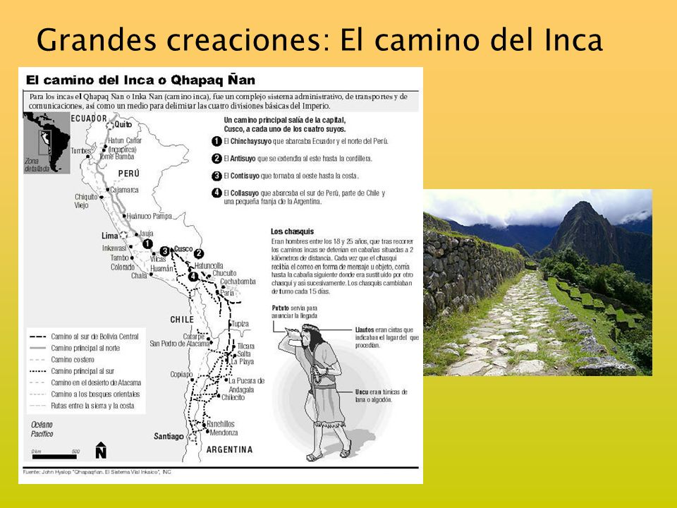 Grandes creaciones: El camino del Inca