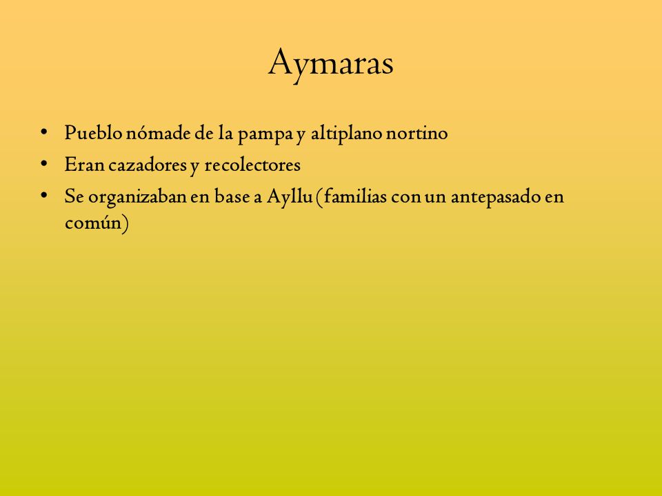 Aymaras Pueblo nómade de la pampa y altiplano nortino