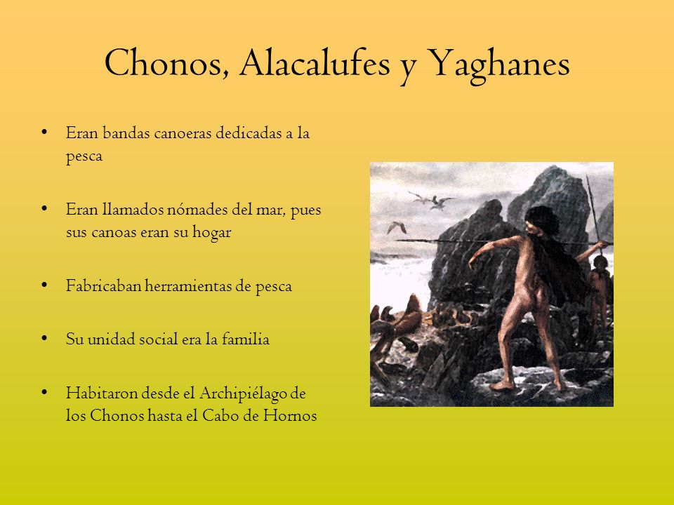 Chonos, Alacalufes y Yaghanes