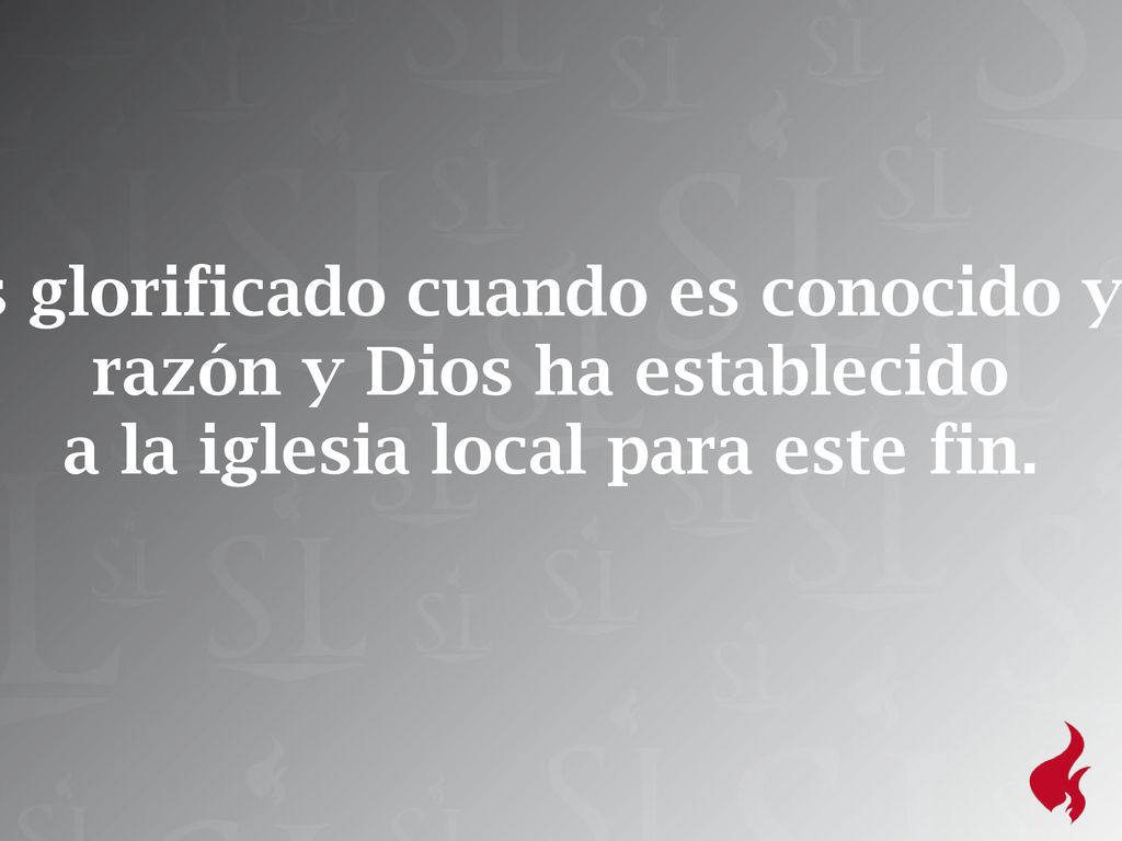 ¿Qué Dios es glorificado cuando es conocido y adorado con