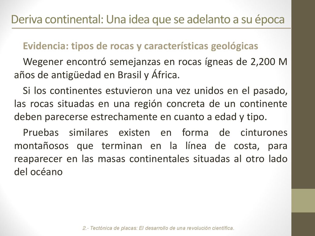 Deriva continental: Una idea que se adelanto a su época