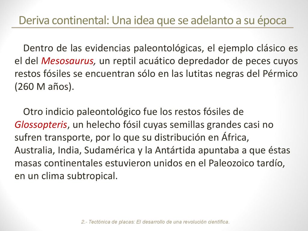 Deriva continental: Una idea que se adelanto a su época