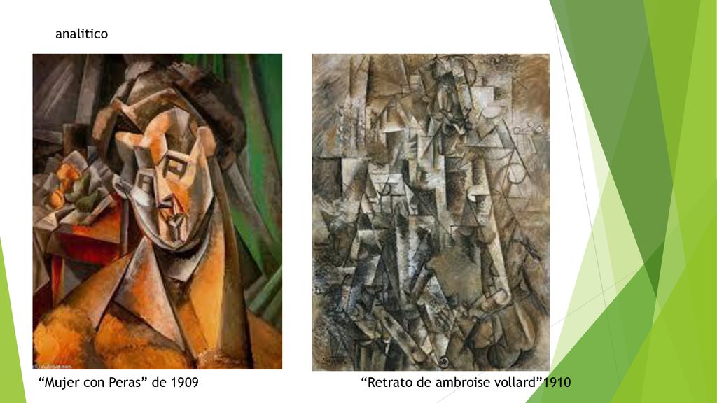 analitico Mujer con Peras de 1909 Retrato de ambroise vollard 1910