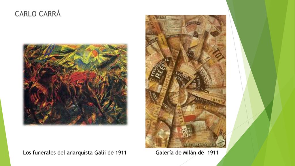 CARLO CARRÁ Los funerales del anarquista Galii de 1911 Galería de Milán de 1911