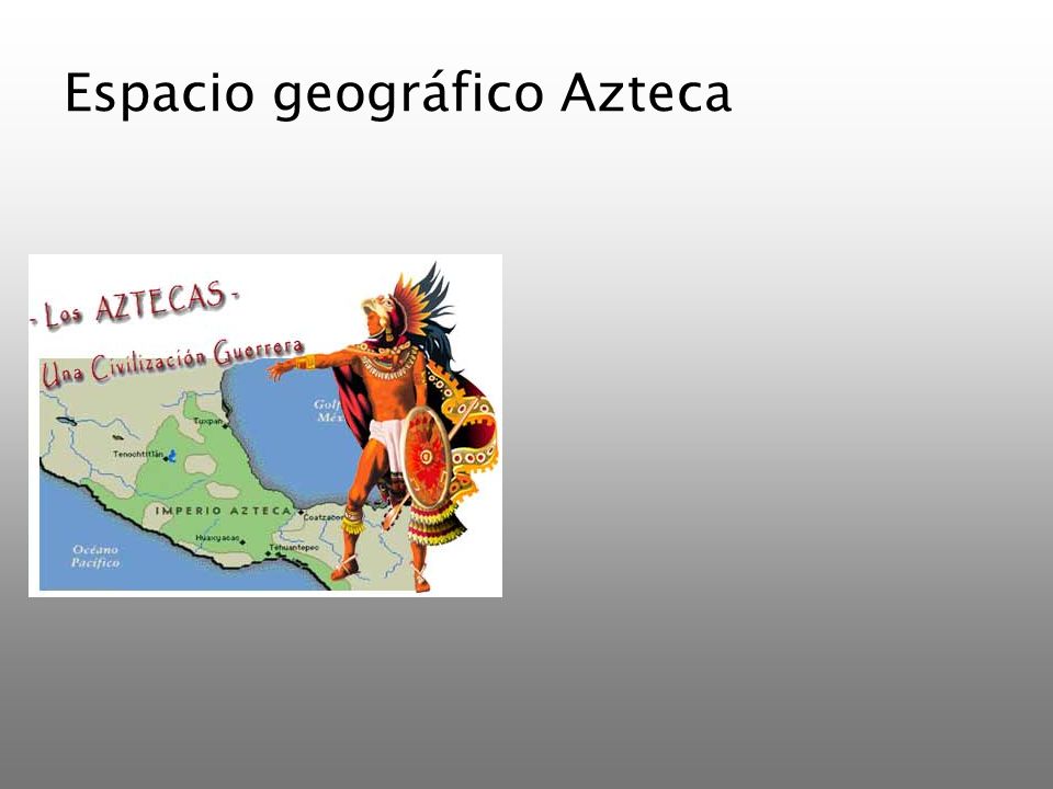 Espacio geográfico Azteca