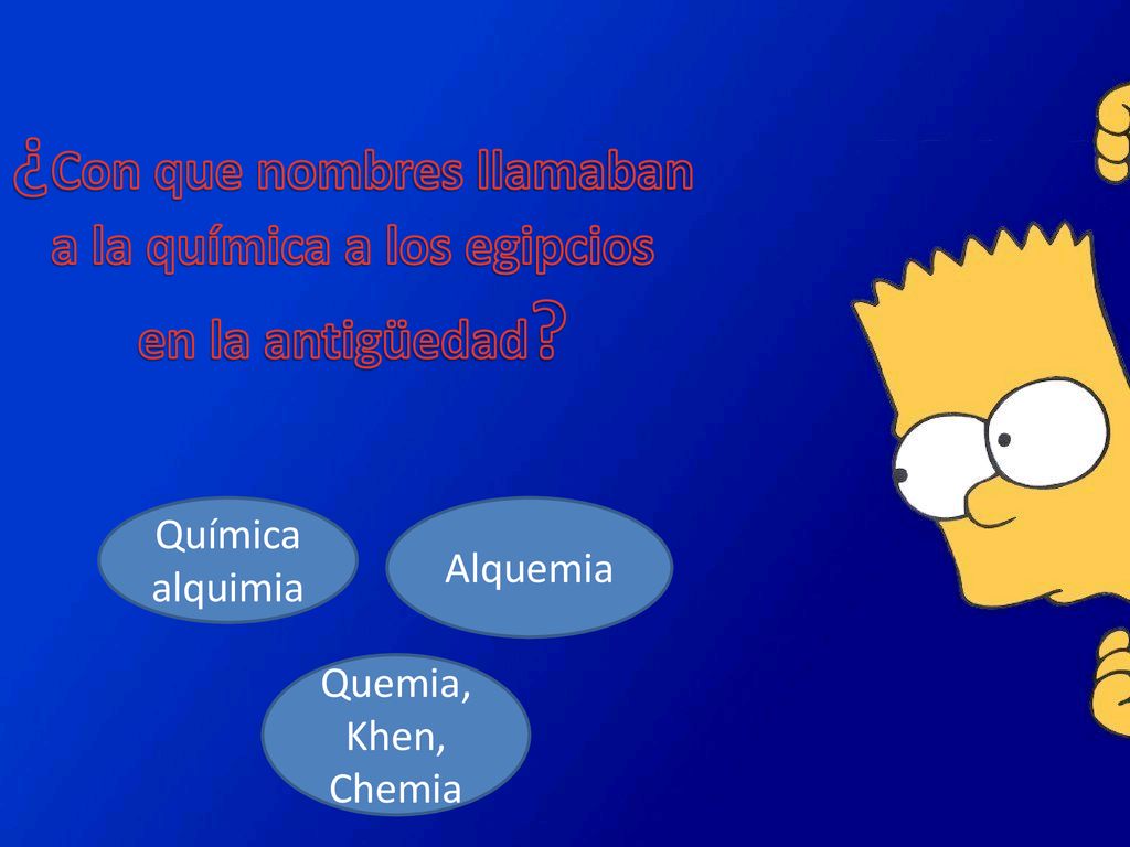 ¿Con que nombres llamaban a la química a los egipcios