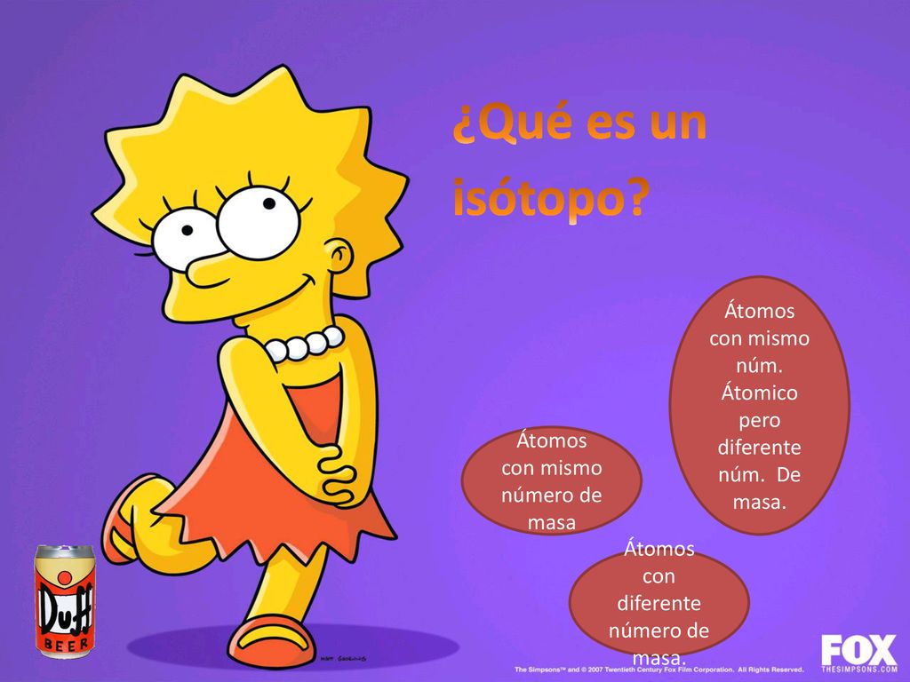 ¿Qué es un isótopo Átomos con mismo núm. Átomico pero diferente núm. De masa. Átomos con mismo número de masa.