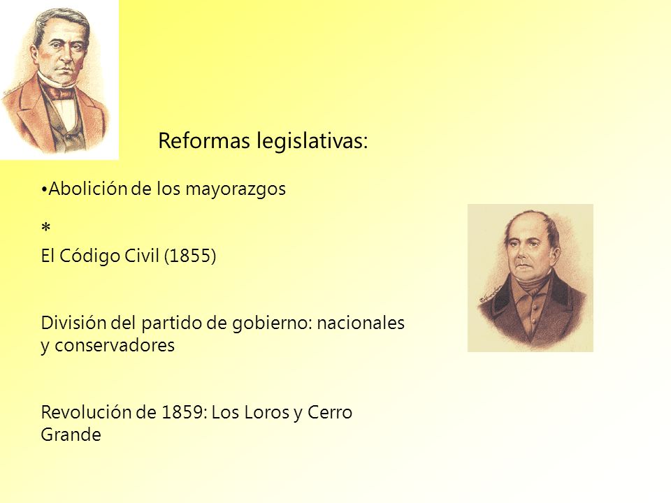 Reformas legislativas: