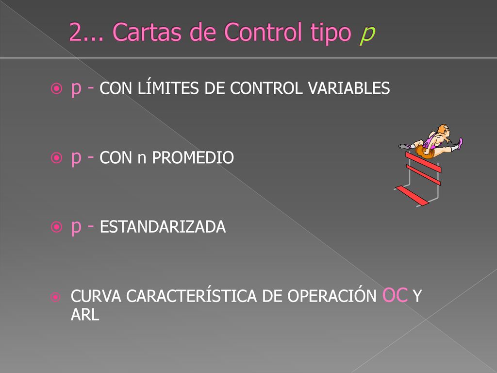 2... Cartas de Control tipo p