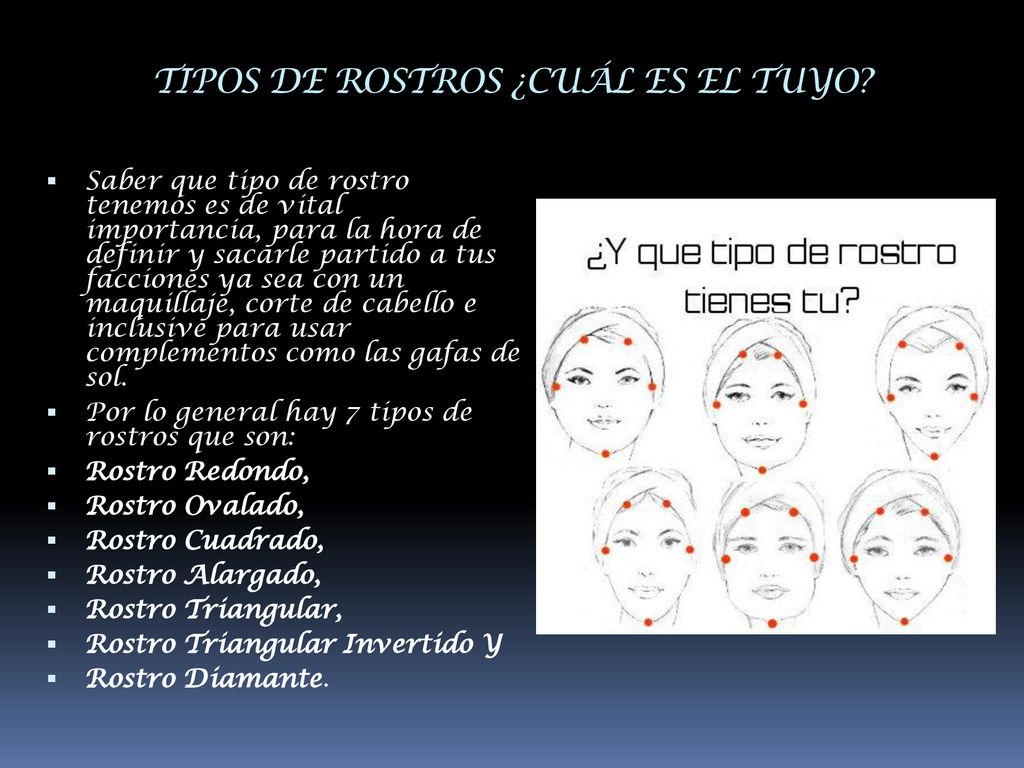 TIPOS DE ROSTROS ¿CUÁL ES EL TUYO