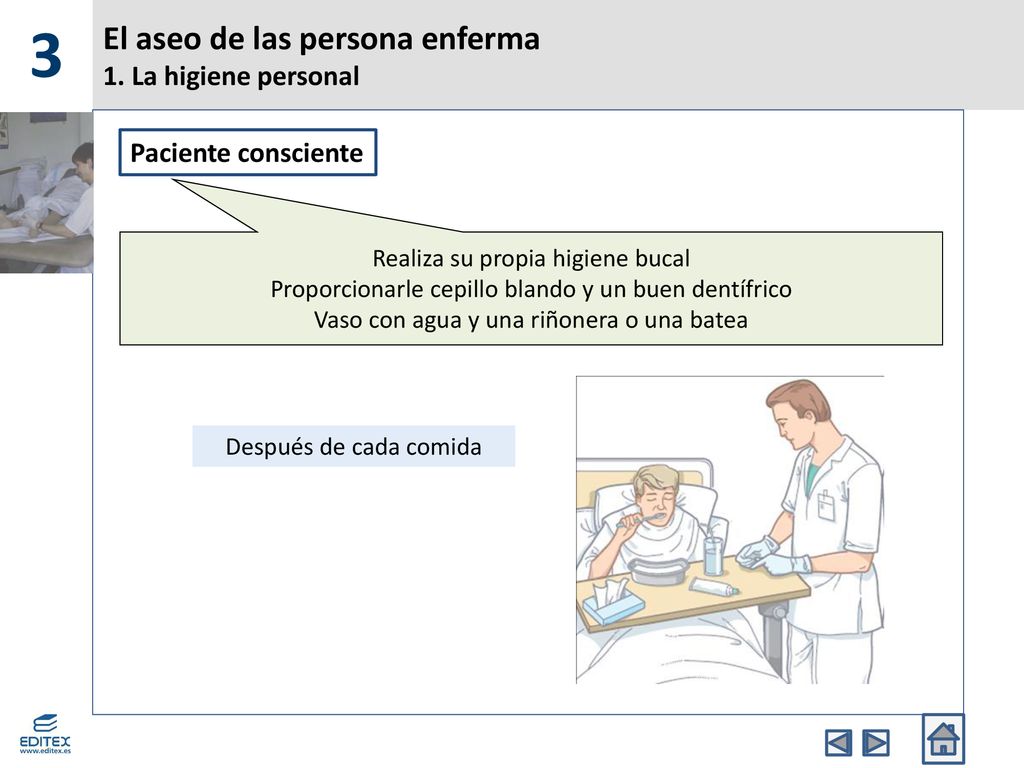 El aseo de las persona enferma 1. La higiene personal
