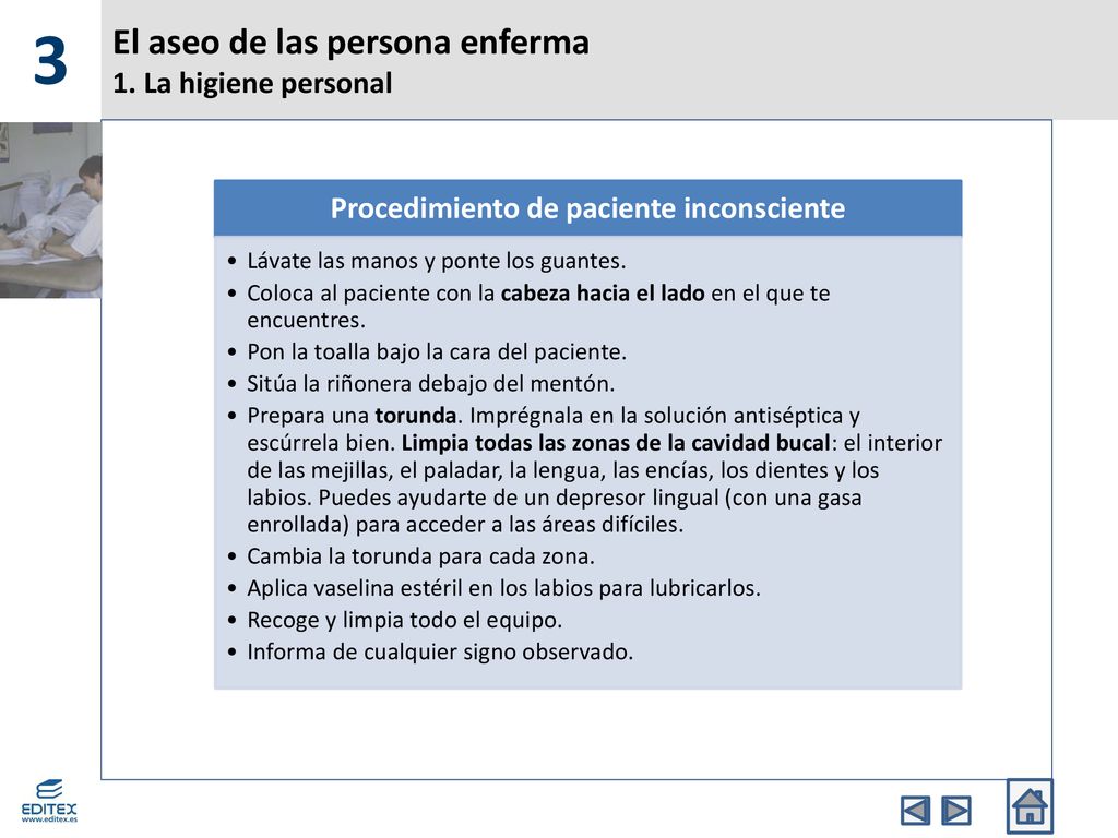 El aseo de las persona enferma 1. La higiene personal