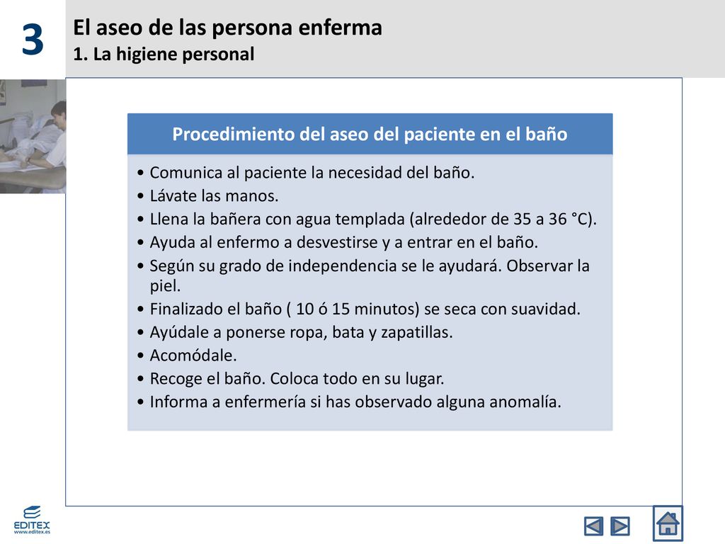 El aseo de las persona enferma 1. La higiene personal