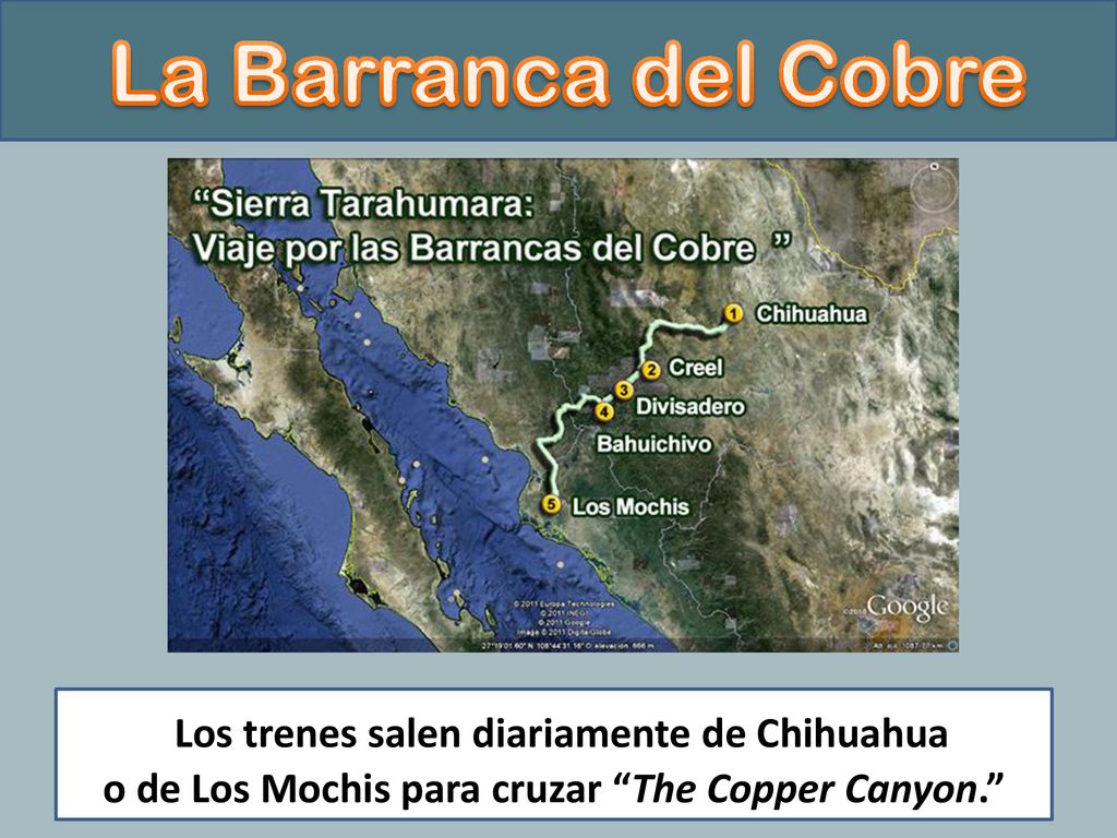 La Barranca del Cobre Los trenes salen diariamente de Chihuahua