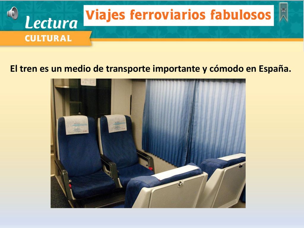 El tren es un medio de transporte importante y cómodo en España.