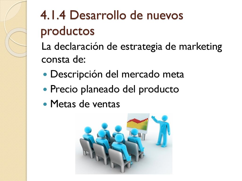 4.1.4 Desarrollo de nuevos productos