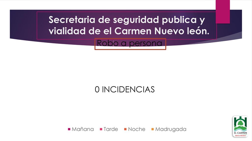 Secretaria de seguridad publica y vialidad de el Carmen Nuevo león.