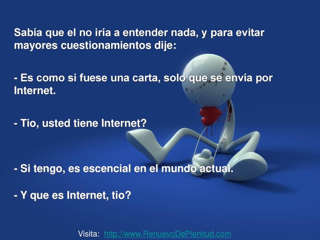 - Es como si fuese una carta, solo que se envía por Internet.