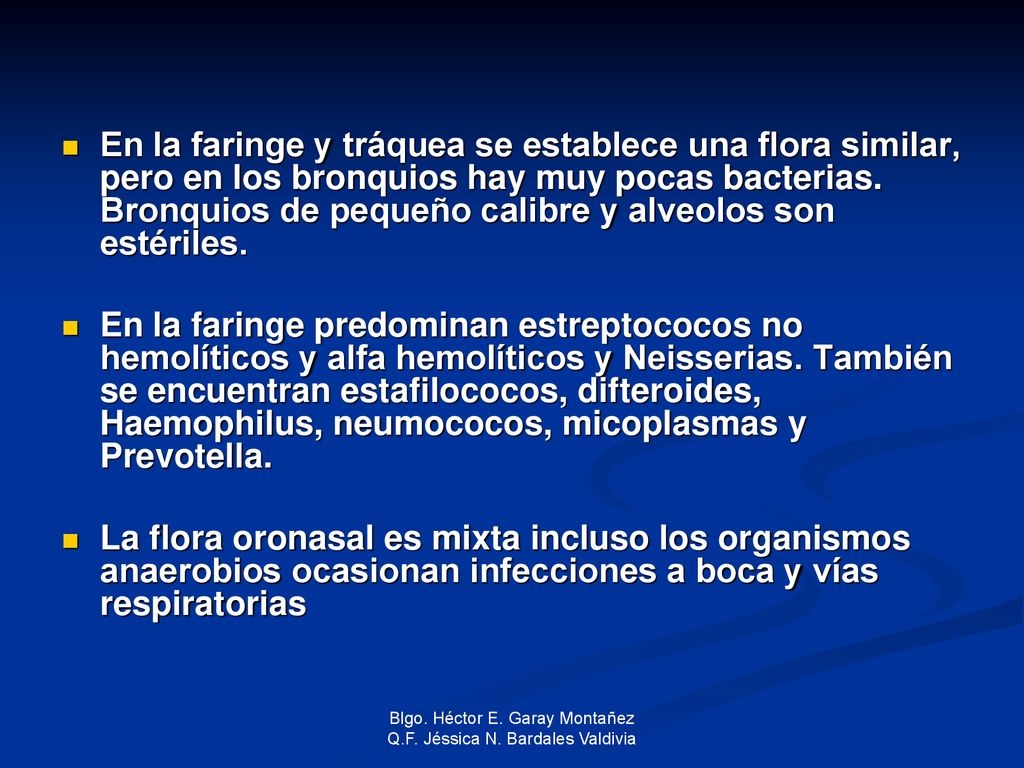 Blgo. Héctor E. Garay Montañez Q.F. Jéssica N. Bardales Valdivia