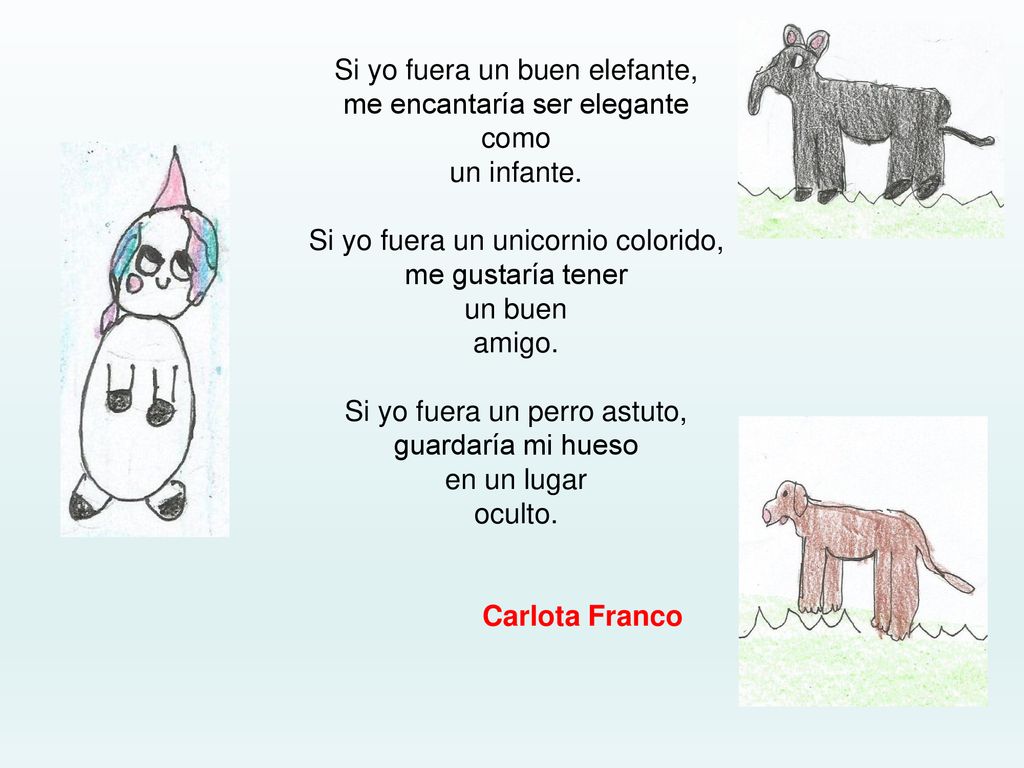 Si yo fuera un buen elefante, me encantaría ser elegante como