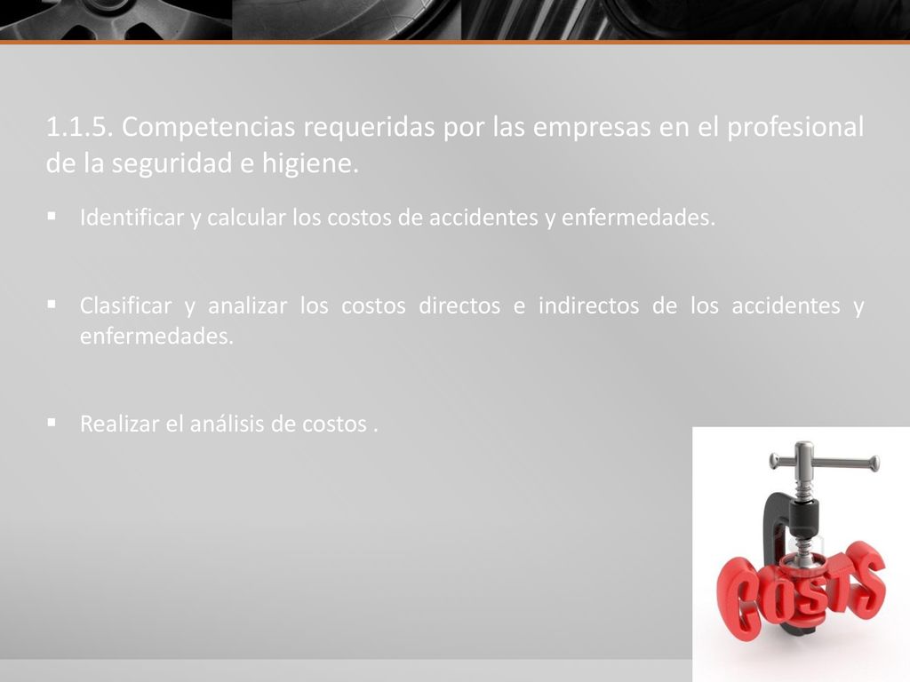 Competencias requeridas por las empresas en el profesional de la seguridad e higiene.