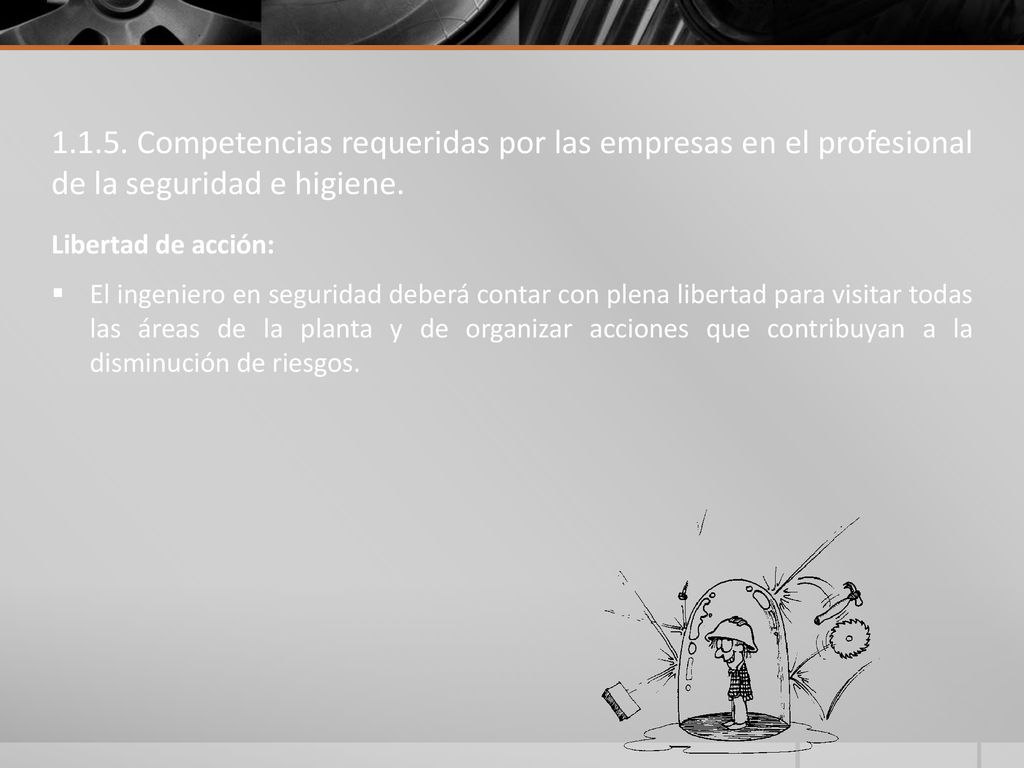 Competencias requeridas por las empresas en el profesional de la seguridad e higiene.