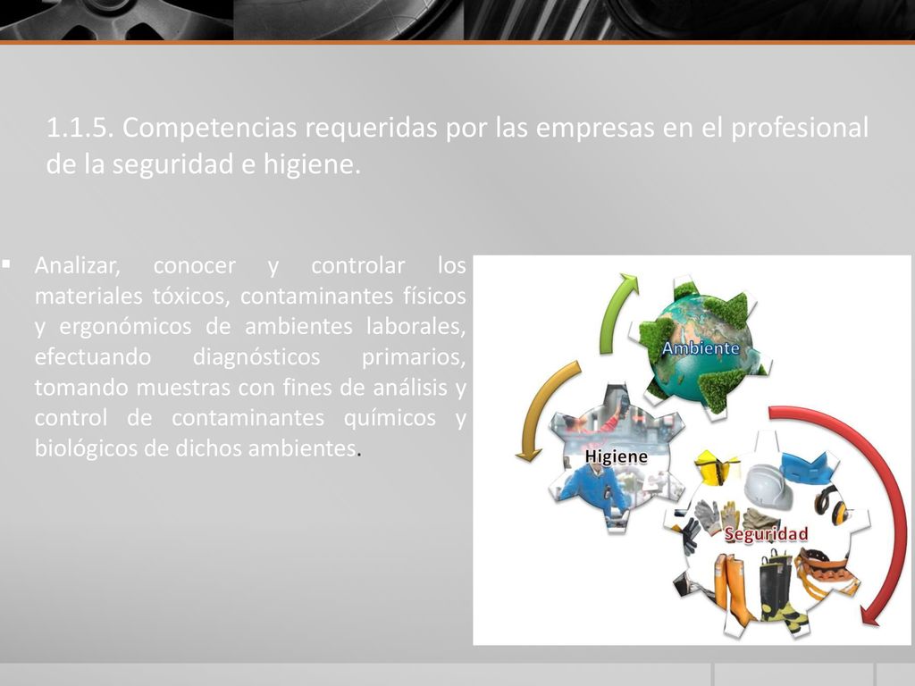 Competencias requeridas por las empresas en el profesional de la seguridad e higiene.
