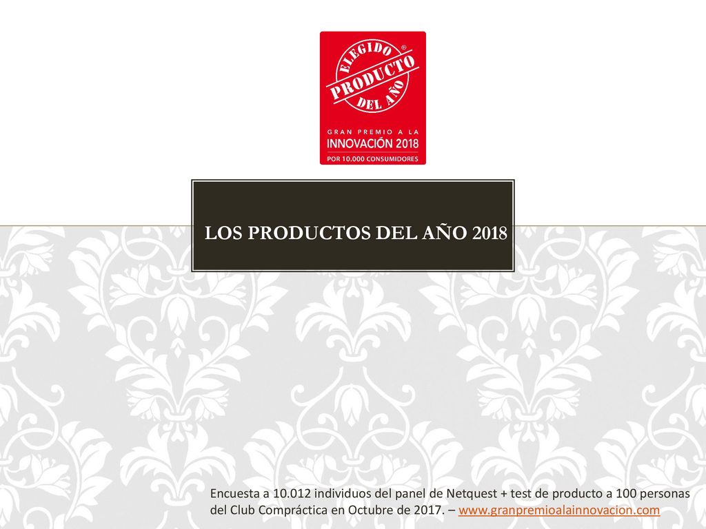 Los PRODUCTOs DEL AÑO 2018
