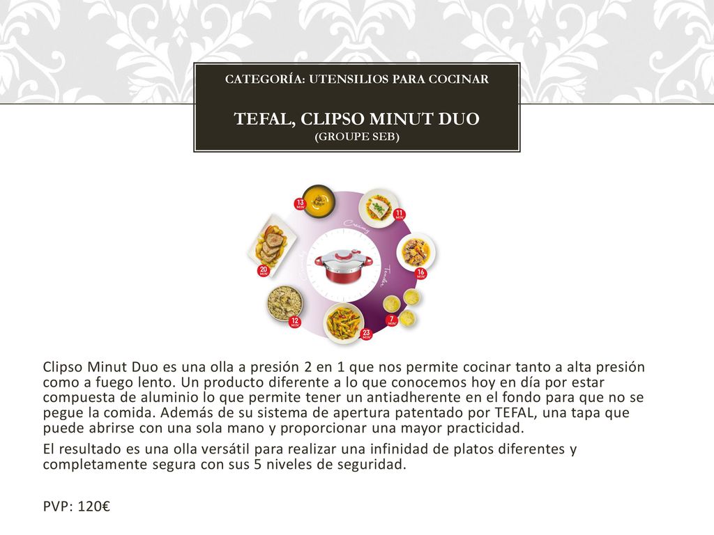 CATEGORÍA: utensilios para cocinar TEFAL, CLIPSO MINUT DUO (GROUPE SEB)