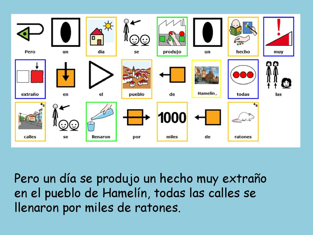 Pero un día se produjo un hecho muy extraño en el pueblo de Hamelín, todas las calles se llenaron por miles de ratones.
