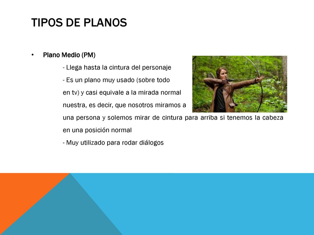 Tipos de planos Plano Medio (PM)