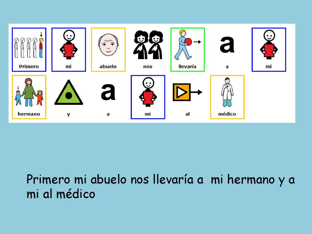 Primero mi abuelo nos llevaría a mi hermano y a mi al médico