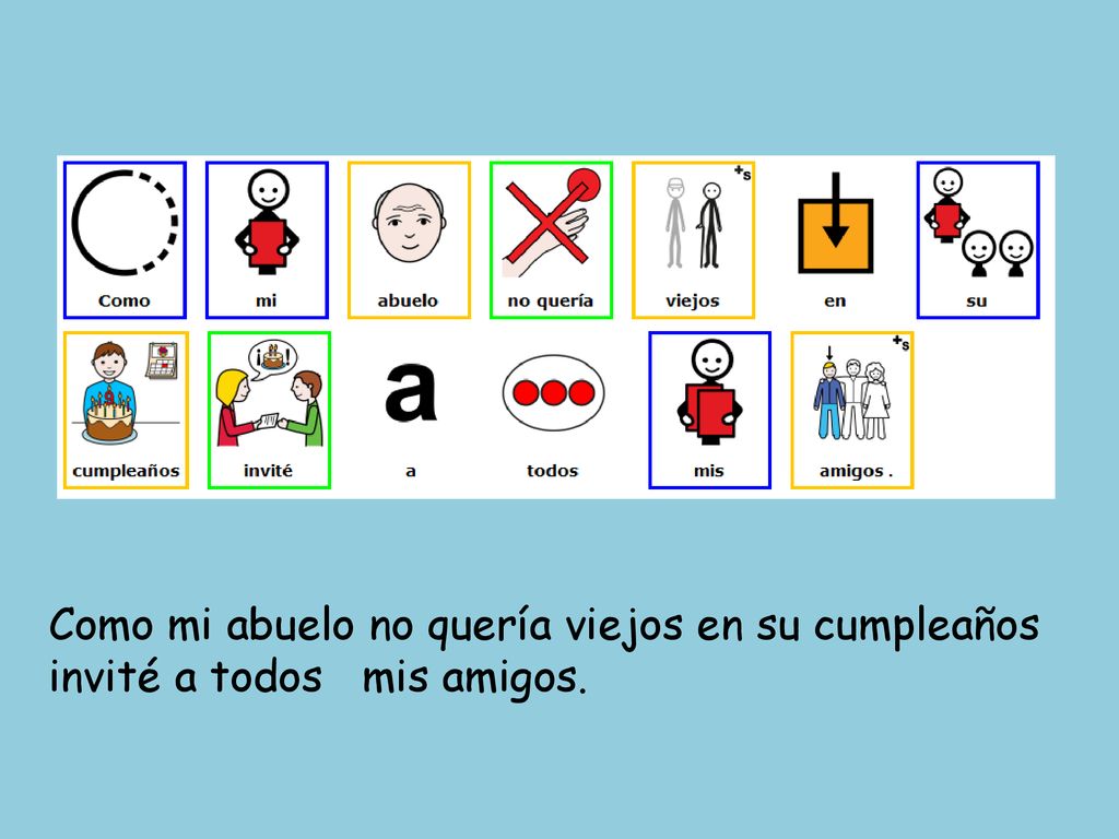 Como mi abuelo no quería viejos en su cumpleaños invité a todos mis amigos.