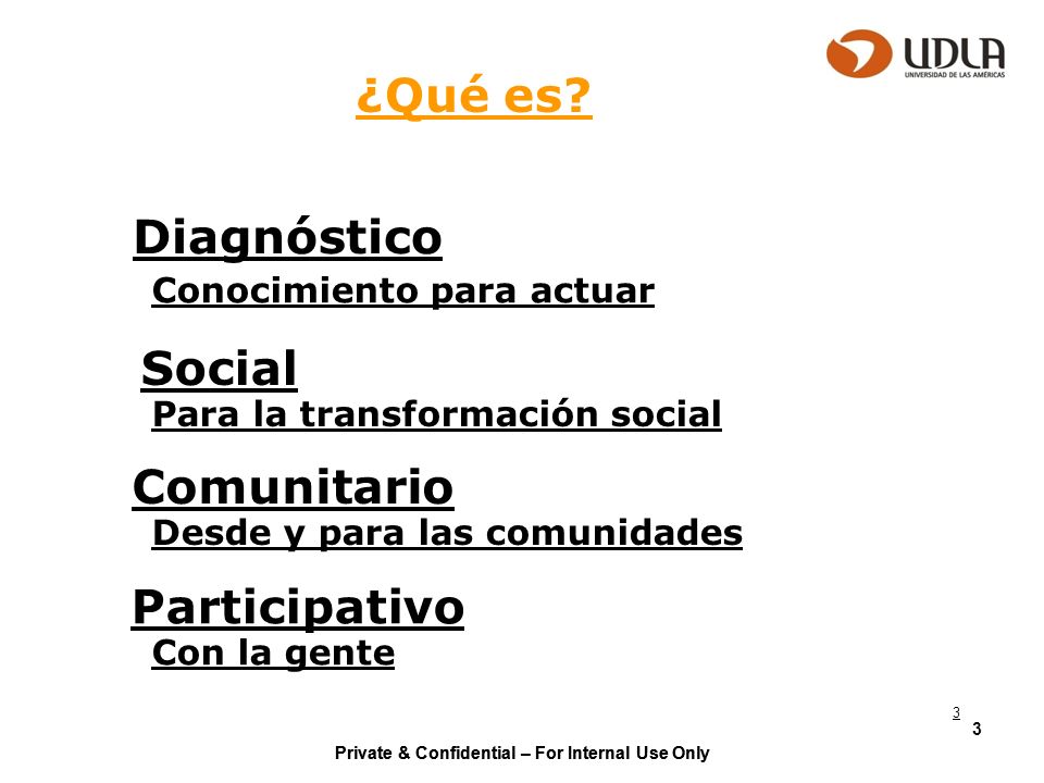 ¿Qué es Diagnóstico Social Comunitario Participativo