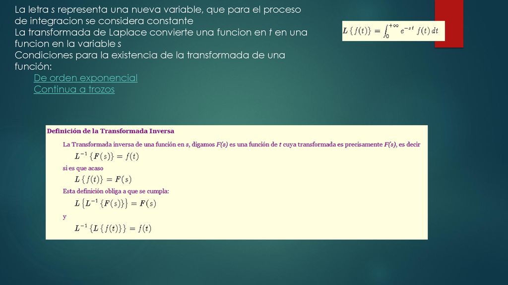 La letra s representa una nueva variable, que para el proceso de integracion se considera constante
