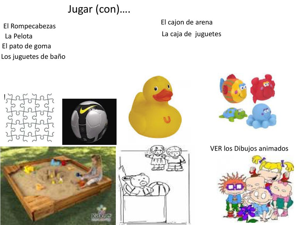Jugar (con)…. El cajon de arena El Rompecabezas La caja de juguetes