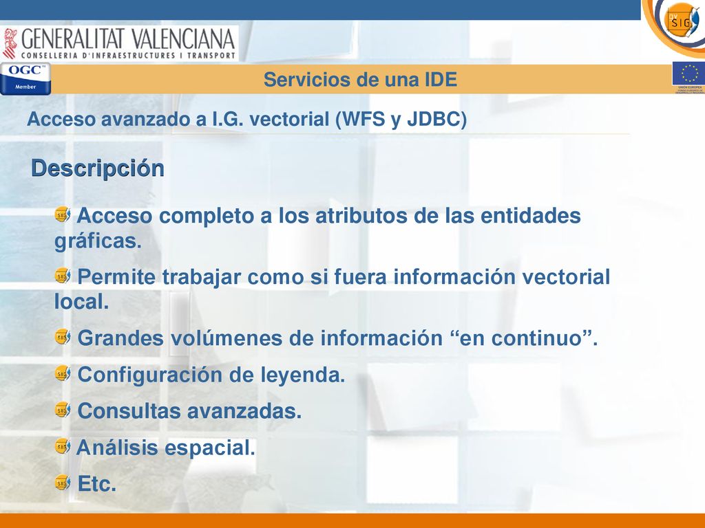 Descripción Acceso completo a los atributos de las entidades gráficas.
