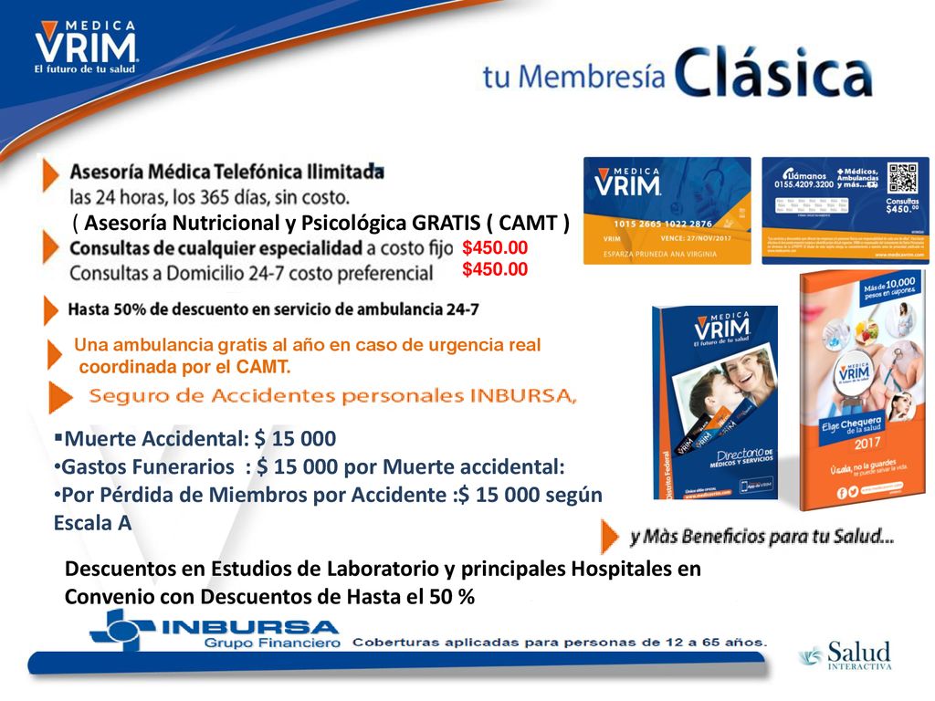 ( Asesoría Nutricional y Psicológica GRATIS ( CAMT )