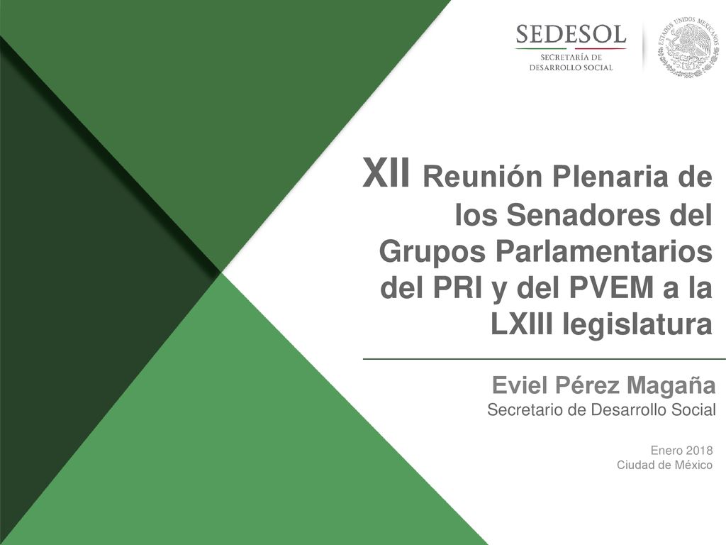 XII Reunión Plenaria de los Senadores del Grupos Parlamentarios